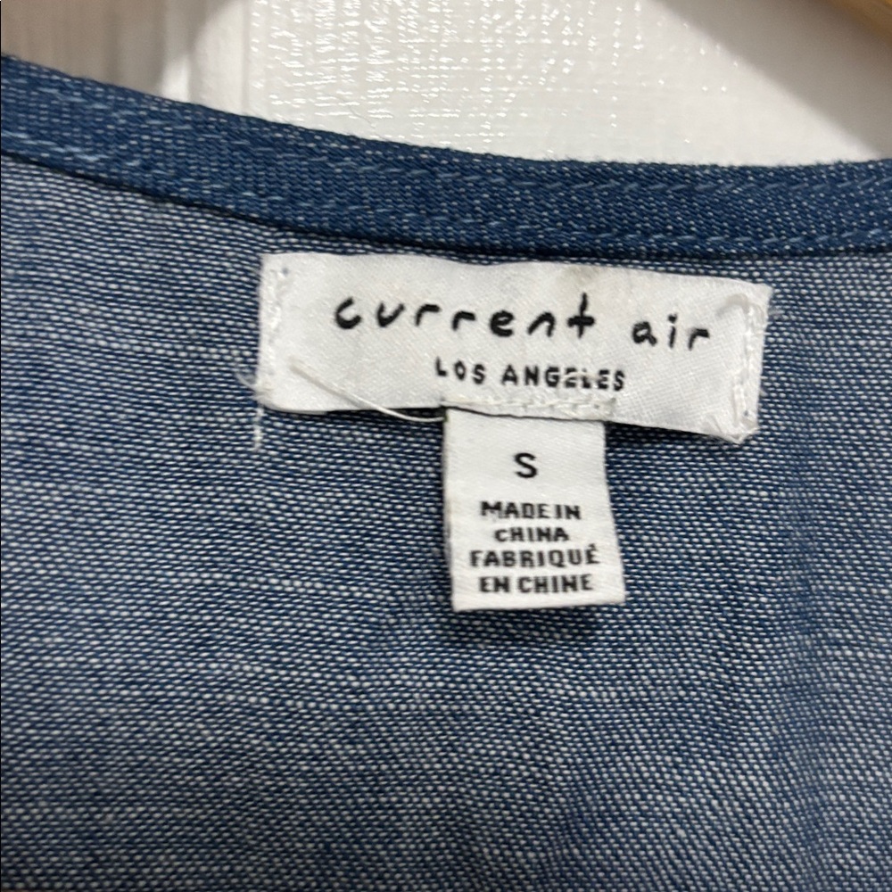 Current Air Los Angeles Seamed Denim Dress - Size Small Midi Dress - Picture 7 of 16